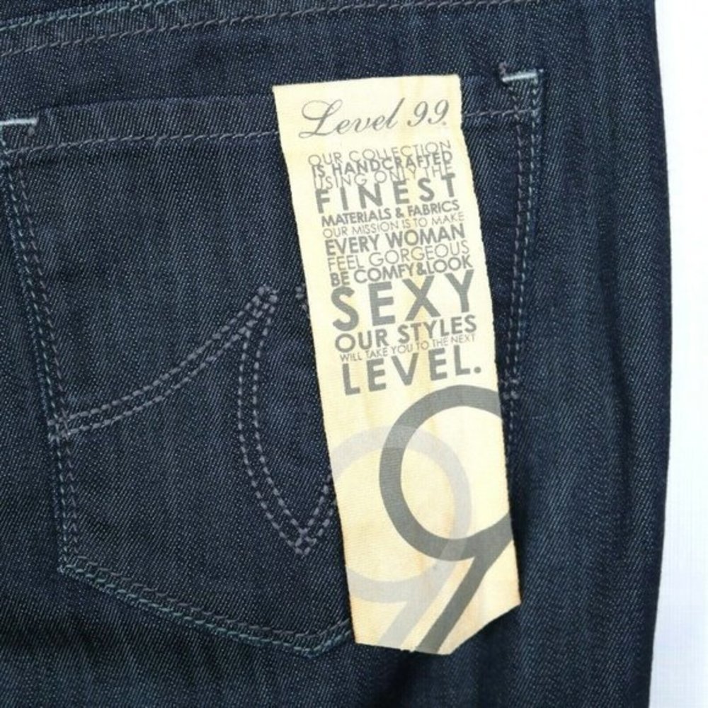 Level 99 Wide‎ Leg Jeans Dark 27 X 33 - Picture 9 of 10